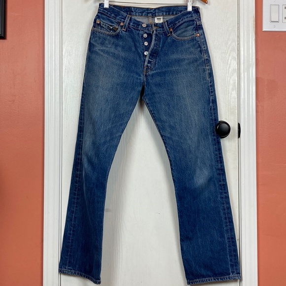 Vintage 501 Levi’s 80’s/90’s in perfect mid-wash💕 - Picture 3 of 7